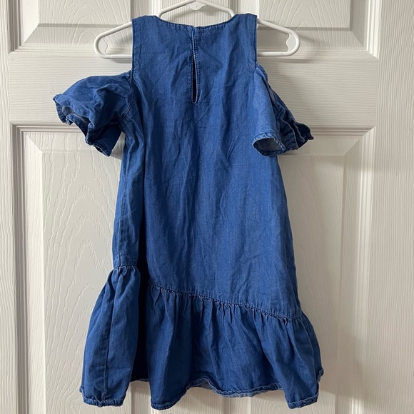 Zara Girls | Cold Shoulder Chambray Dress - Picture 2 of 7